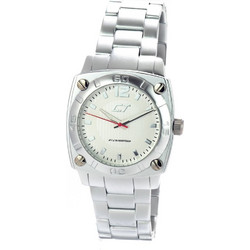Chronotech Ανδρικό Ρολόι με Ασημί Μεταλλικό Μπρασελέ CC7079M-06M