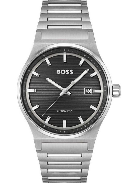 Hugo Boss Candor Automatic Ανδρικό Ρολόι Αυτόματο με Ασημί Μεταλλικό Μπρασελέ 1514117