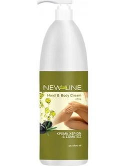 Imel New Line Olive Oil Hand & Body Ενυδατική Κρέμα Σώματος 1lt
