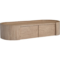 Minimal Κρεμαστό Έπιπλο Τηλεόρασης Καφέ Μ100xΠ35xΥ20cm 100x35x20cm