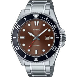 Casio Ανδρικό Ρολόι με Ασημί Μεταλλικό Μπρασελέ MDV-107D-5AVDF