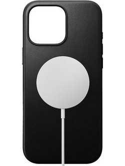 Nomad Modern Leather case, black - iPhone 16 Pro Max