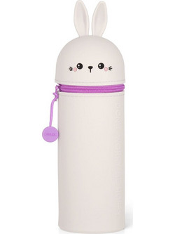 Legami Kawaii Bunny Κασετίνα Βαρελάκι Λευκή KA0007