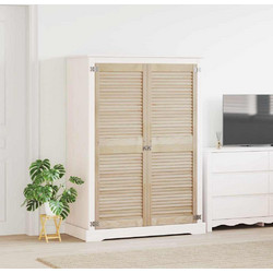 vidaXL Πόρτα Ντουλάπας με πόρτα 2 τεμ. Φυσικό 140,5 x 49,5 εκ