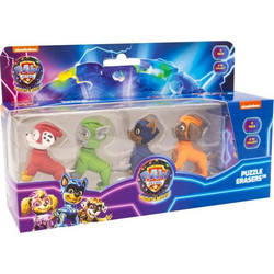 P.M.I. Paw Patrol: The Mighty Movie - Puzzle Erasers 5 Pack Figures (5cm) (Random) (PAWM1240)
