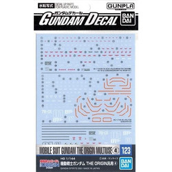 Bandai Gundam Decal 123 MS The Origin Multiuse