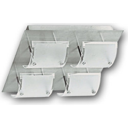 CL 5210-4 4/Φ ΟΡΟΦΗΣ ΚΥΡΤΟ ΓΥΑΛΙ G9 22x22x8