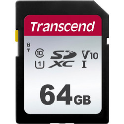 Transcend 300S SDXC 64GB Class 10 U3 V30 UHS-I