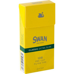 Φιλτράκια Στριφτού Τσιγάρου SWAN Extra Slim 5.7mm 120 τμχ