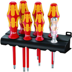 Set Κατσαβίδια 1000V + Δοκιμαστικό (2xPH, 5xΊσια) & Βάση Στήριξης (7 Τεμ)