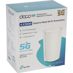 TP-Link Deco X50-5G Mesh Access Point WiFi 6 Dual Band (2.4 & 5GHz) 1-Pack