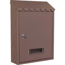 Γραμματοκιβώτιο Cresman 13 200X65X300mm καφέ