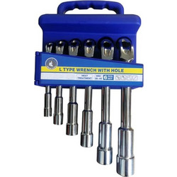 Σετ Κλειδιά Σωληνωτά-Σπαστά 6τμχ τύπου L - L Type Wrench With Hole 089123