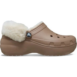 Crocs Classic Platform Lined Μπεζ 212854-2Q9