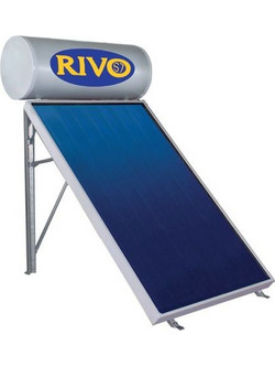 Rivo ST Ηλιακός Θερμοσίφωνας 120lt 2m² Glass Διπλής Ενέργειας