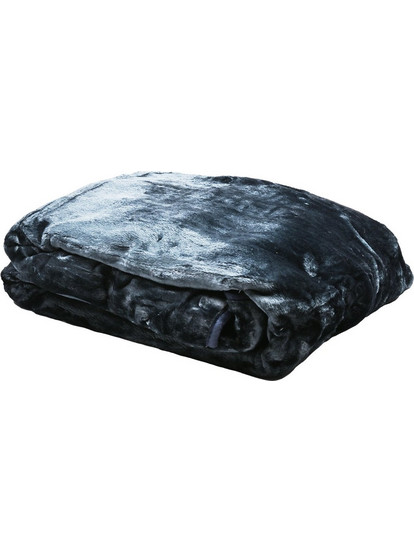 Κουβέρτα μινκ σε χρώμα μπλε 220x230