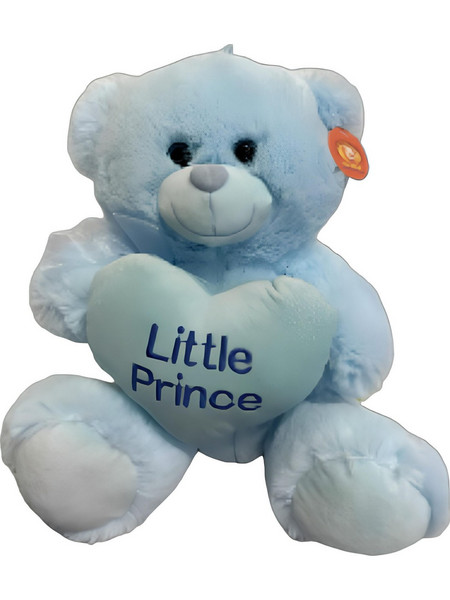 Γαλάζιο Λούτρινο Αρκουδάκι Little Prince 33cm