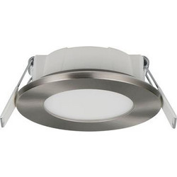 Trio Lighting Himal Πλαστικό Χωνευτό Σποτ με Ενσωματωμένο LED και Φυσικό Λευκό Φως Ασημί 635110107 ref10294638