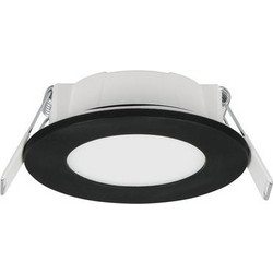 Trio Lighting Himal Πλαστικό Χωνευτό Σποτ με Ενσωματωμένο LED και Φυσικό Λευκό Φως Μαύρο 635110102 ref10294539