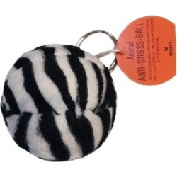 Μπρελόκ animal antistress ball black and white