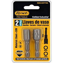 Liyset Καρυδάκια Μύτες Άλλεν Σετ 2 Τεμαχίων 6/7mm - 77883