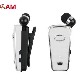 AKZ-Q2 Ακουστικό Bluetooth In Ear Πέτου White
