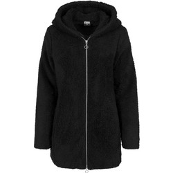 Urban Classics Sherpa Γυναικείο Μπουφάν Χειμωνιάτικο Κοντό Μαύρο TB1755