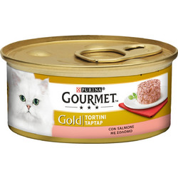 Purina Gourmet Gold Tartare Adult with Salmon 6x85gr