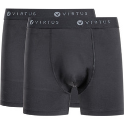 Virtus Μπόξερ 2-Pack Ontel Boxer Shorts - 1001 Black