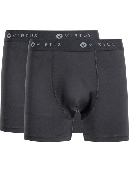 Virtus Μπόξερ 2-Pack Ontel Boxer Shorts - 1001 Black