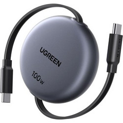 Ugreen 100W USB-C to USB-C 1m Ανασυρόμενο Καλώδιο
