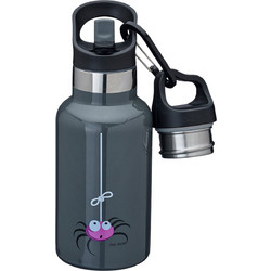 Carl Oscar TEMPflask Spider Παιδικό Μπουκάλι Θερμός Ανοξείδωτο BPA Free με Καλαμάκι Γκρι 350ml