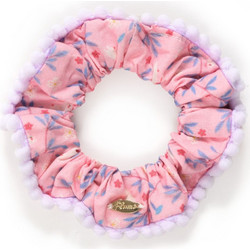 Djeco λαστιχάκι μαλλιών scrunchie ροζ κήπος Marguerite