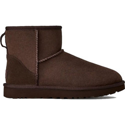 UGG Classic Mini II Γυναικεία Μποτάκια Suede Καφέ με Γούνα 1016222-CHO