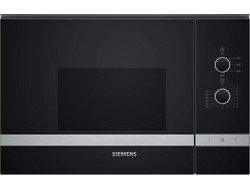 Siemens IQ300 BF520LMR0 Εντοιχιζόμενος Φούρνος Μικροκυμάτων με Grill 20lt Μαύρος