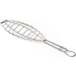 Comas Σχάρα Ψησταριάς Ψαριού S 41x18x9εκ Inox 18/10
