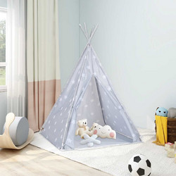 vidaXL Σκηνή Teepee Grey 80275