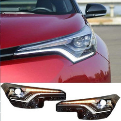 Μπροστινά Φανάρια Set Για Toyota C-HR 16+ DRL Full Led & Led Signal With Motor Carner 0022969