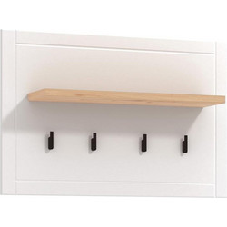 ΕΠΙΠΛΟ ΕΙΣΟΔΟΥ VALENCIA CIV ARTISAN OAΚ-ΛΕΥΚΟ ΜΑΤ 86,5x19,5x57εκ