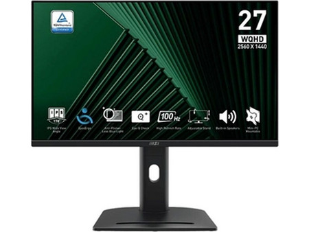 MSI PRO MP275QPG IPS Monitor 27" 2560x1440 QHD 100Hz 4ms
