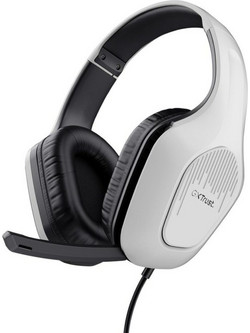 Trust GXT415 Zirox Gaming Headset Over Ear White