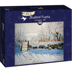 Puzzle Bluebird Puzzle Claude Monet The Magpie 1000 Κομμάτια