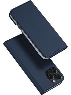 Θήκη Flip Dux Ducis Apple iPhone 16 Pro Skin Pro Μπλε N66627