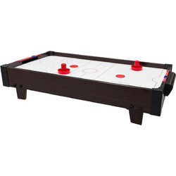 Air hockey επιτραπέζιο ξύλινο με μπαταρία 75x37x16cm ηλικία 5+ καφέ ΚΩΔ.16236