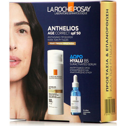 La Roche-Posay Anthelios Age Correct SPF50 50ml + Hyalu B5 Serum 10ml