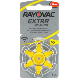 RAYOVAC ΜΠΑΤΑΡΙΕΣ ΑΚΟΥΣΤΙΚΩΝ ΒΑΡΗΚΟΪΑΣ EXTRA ADVANCED SIZE 10/PR70/ZA10/PR10 1.45V mAh 6/BLISTER