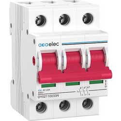 Ραγοδιακόπτης Τριπολικός 3P 63A - Switch Disconnector - DY02110033N