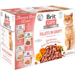 Brit Care Adult Fillets in Gravy 12x85gr