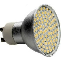 Spacelights GU-10 4W LALUGU104W LED ΛΑΜΠΑ 85-260V / ALUMINIUM / SMD / ΖΕΣΤΟ ΛΕΥΚΟ SL1 - SPACE