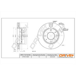 Dr!ve+ Δισκόπλακα - DP1010.11.0694